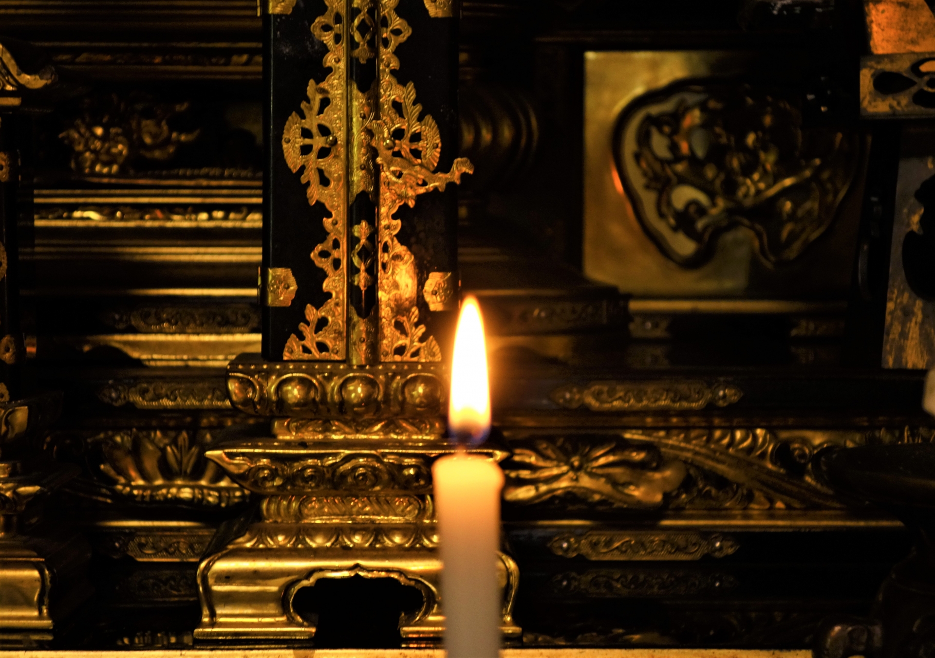 お焚き上げ供養の様子