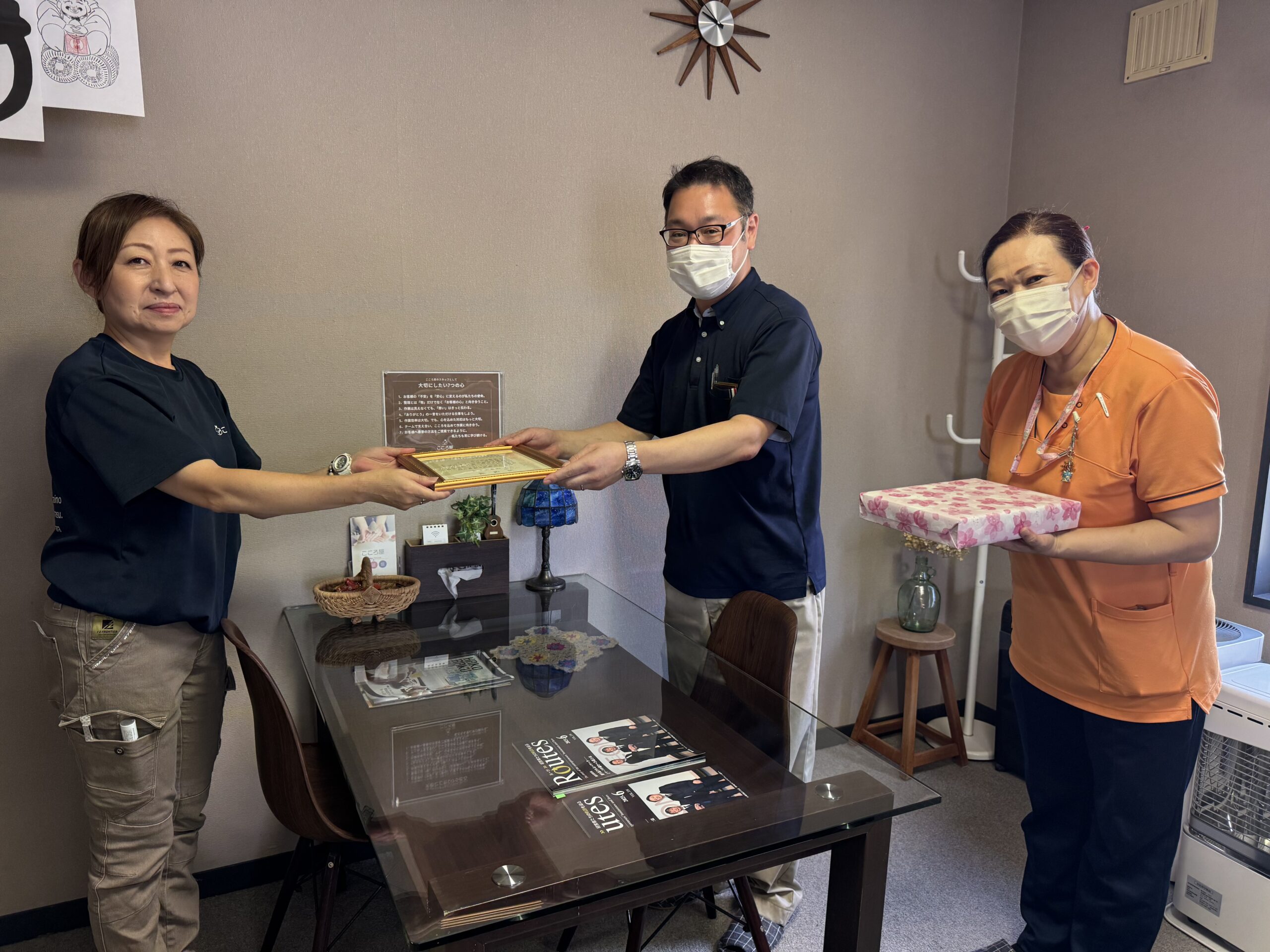 桔梗みのりの里様よりお礼状をいただきました。こころ屋