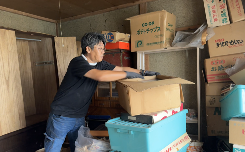 藤田 承申の作業中