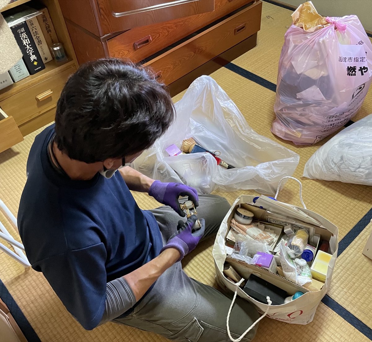 鎌田 雄一郎の作業中