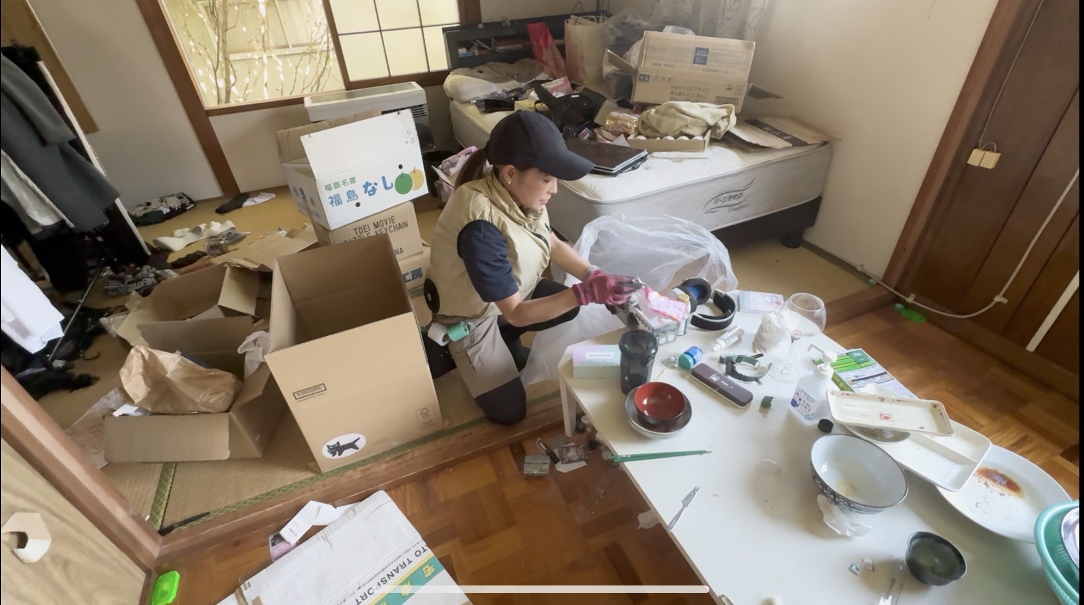梅澤 理美の作業中